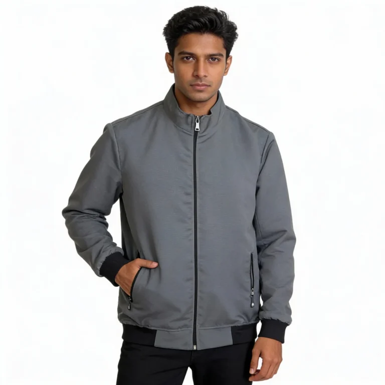 Men’s Chini gura Fabric Premium Winter Jacket – ash