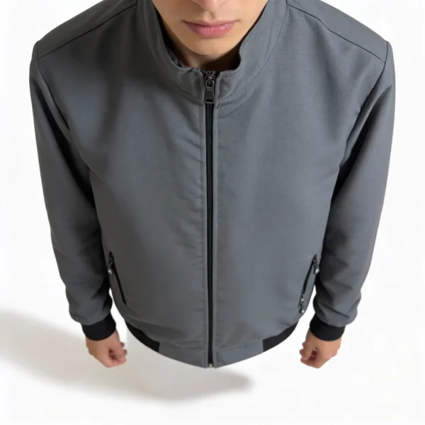 Men’s Chini gura Fabric Premium Winter Jacket – ash