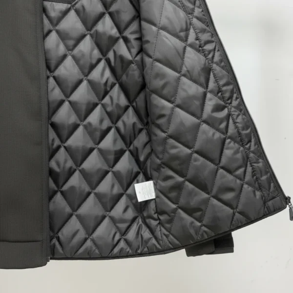 Premium Black Chine Gura Fabric Jacket for Men, Ideal for Winter & Outdoor Use