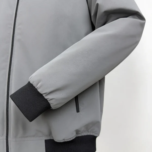 Men’s Kuasha Fabric Premium Winter Jacket – Ash Grey | 300 GSM Warm Jacket Bangladesh